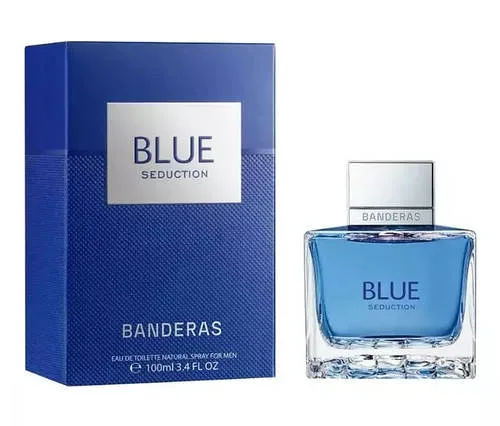 Оригінальні чоловічі парфуми ANTONIO BANDERAS Blue Seduction 100ml, свіжий аромат на кожен день