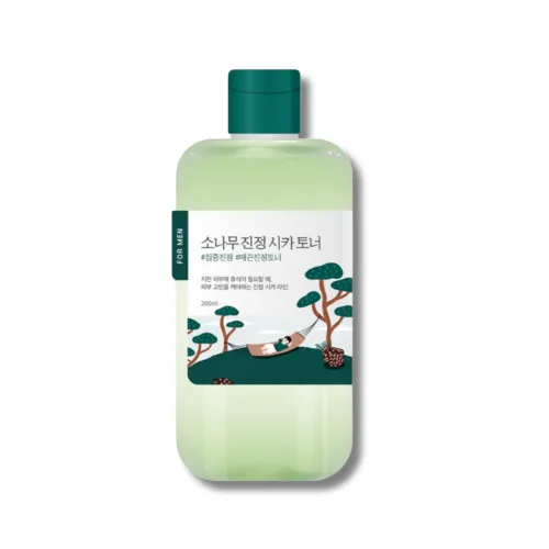 Заспокійливий тонер для чоловіків - Round Lab For Men Pine Calming Cica Toner 75ml
