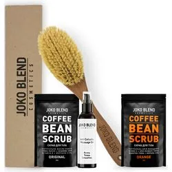 Комплекс "Антицелюліт" Joko Blend Anti-Cellulite Body Boom (brush + oil/100ml + scrub/2pc/50g))
