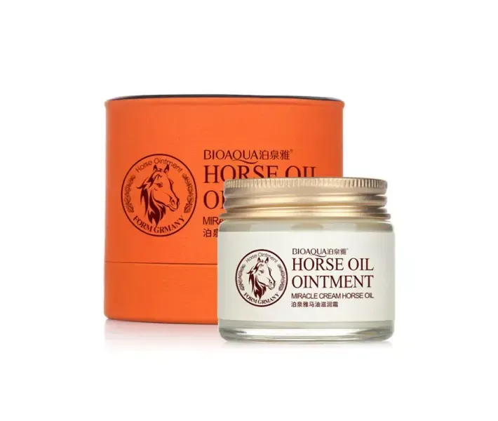 Омолоджуючий крем проти зморшок BIOAQUA Horse Oil Ointment 70 г з кінським жиром