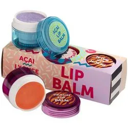 Набір бальзамів для губ "Lychee & Peach & Grape" Mades Cosmetics Signature Lip Balm Set (3 x balm/15ml)
