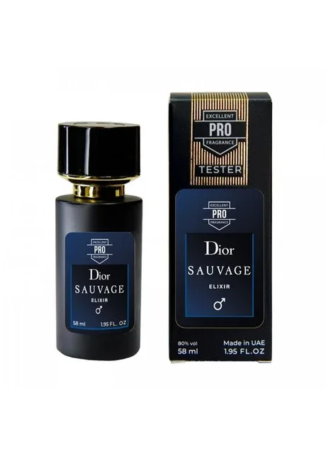 Sauvage Elixir ТЕСТЕР PRO чоловічий 58 мл No Brand (395953163)