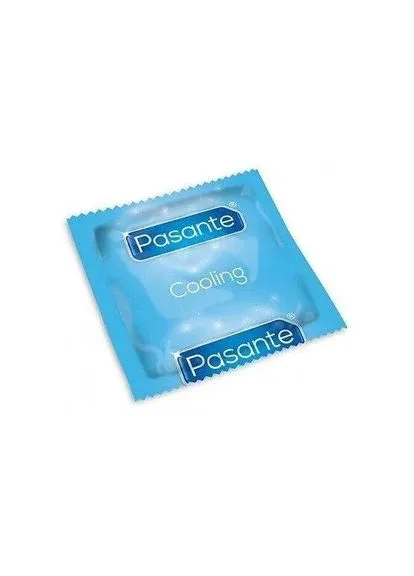 Презервативи Cooling Sensation — З охолоджувальним ефектом, ребристі Pasante (317206206)