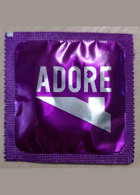 Презервативи Adore Ribbed - ребристі презервативи без сперміцидного змащення Pasante (317206201)