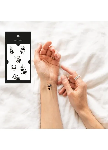 Тату сет "Міні Панди" Tattooshka (303140404)