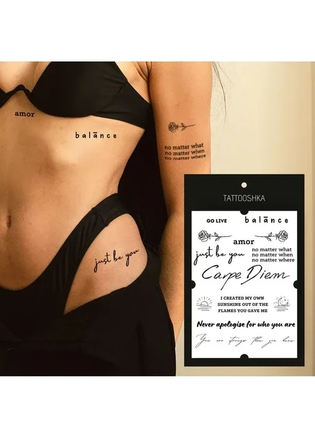 Тату набір Carpe Diem Tattooshka (303140514)