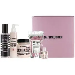 Подарунковий набір Mr.Scrubber "Dance Of Roses" (scr/300g + cr/gel/150ml + mist/200ml + salf/200g/ml +antiseptic/30ml)