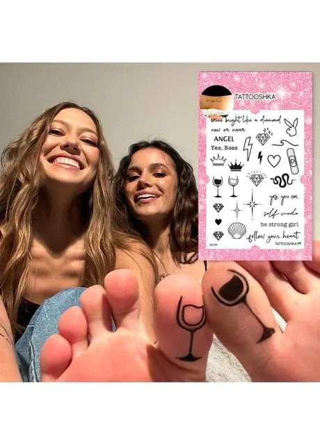 Тату набір "Бокали" Tattooshka (303140554)
