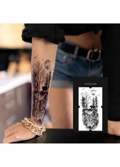Тату "Дикий вовк" Tattooshka (303140367)