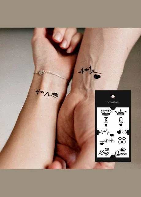 Тимчасове тату "Парні тату" Tattooshka (304773890)