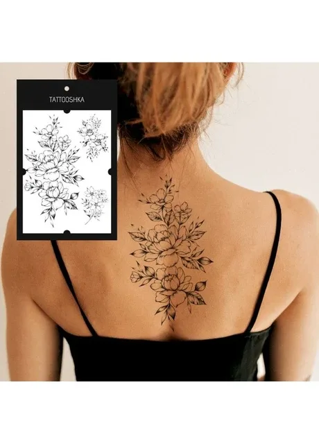 Тату "Квіти досконалість" Tattooshka (303140517)
