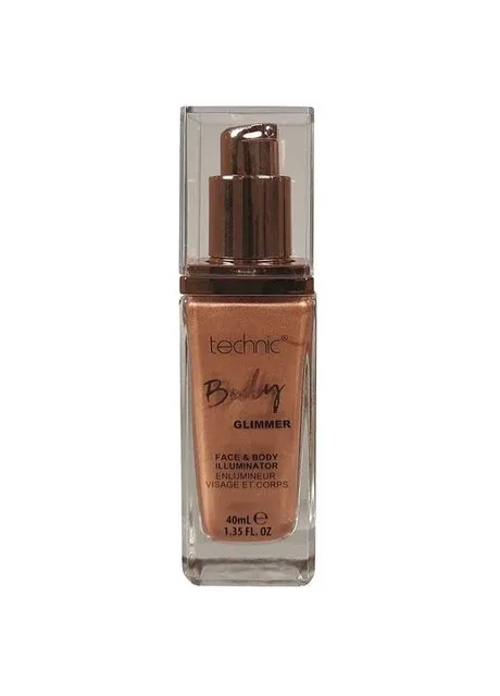 Сяючий бронзер для обличчя та тіла Face and body illuminator Body Glimmer - Sunset Technic (301646614)