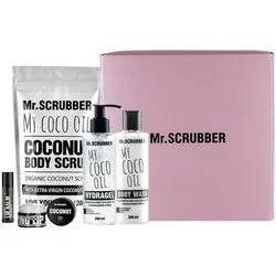Подарунковий набір Mr.Scrubber "Coconut" (b/scr/200 g + sh/gel/200 ml + hydragel/200 ml + scr/lips/35g + balm/lips/5g)