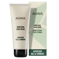 Пом'якшуючий крем для рук "Браунколь і куркума" Ahava Smoothing Hand Cream Superfood Kale & Turmeric
