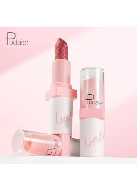 Помада глянцева для губ з шимером PUDAIER Lipstick, 10 кольорів No Brand (385872156)