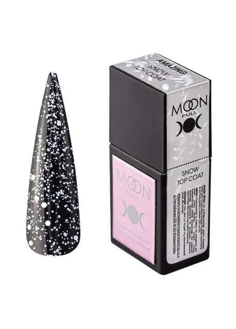 Moon Full Amazing Snow Top Coat 12мл Babymoon (295469136)