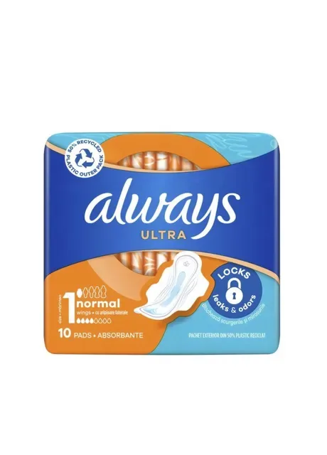Прокладки Ultra Normal 1 (4 крапельки) 10шт. Always (378802057)