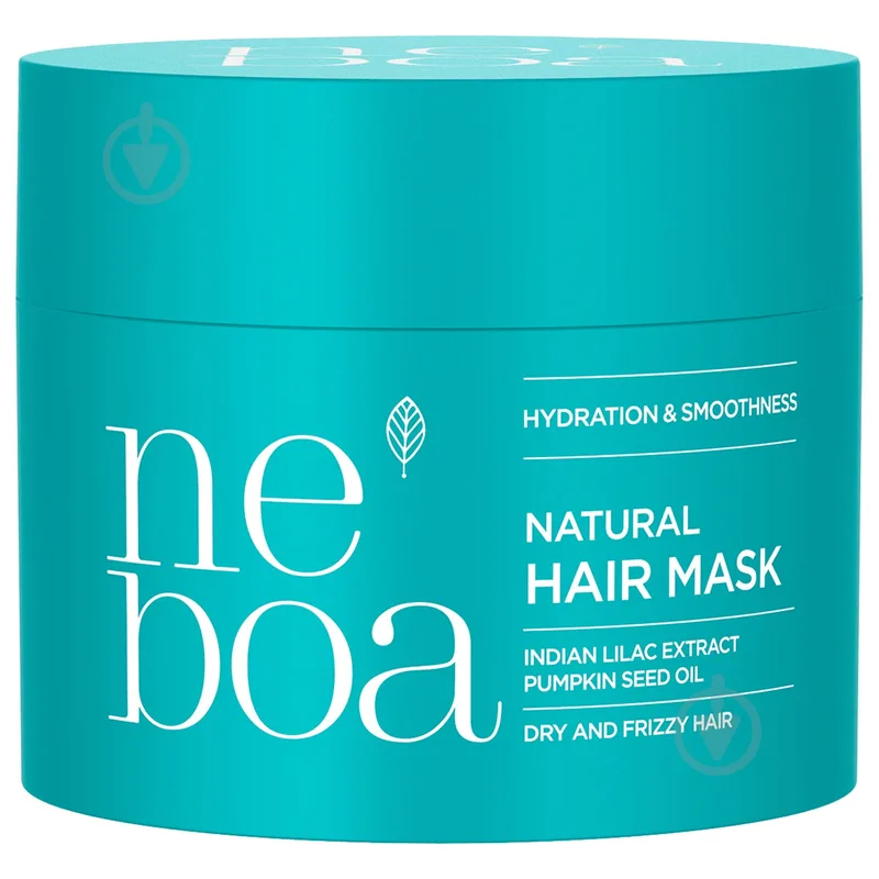 Маска для волосся NEBOA Hydration & Smoothness для зволоження та згладжування сухого і пухнастого волосся 300 мл