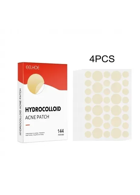 Патчі від акне EELHOE Hydrocolloid Acne Patch, гідроколоїдний пластир від прищів, 144 шт No Brand (409192161)