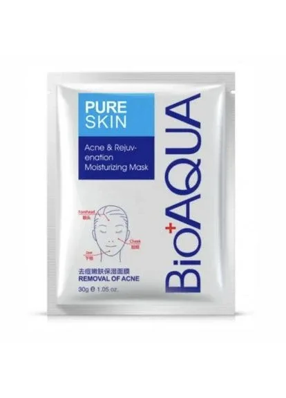 Тканинна маска для проблемної шкіри Anti-Acne Bioaqua (354797526)