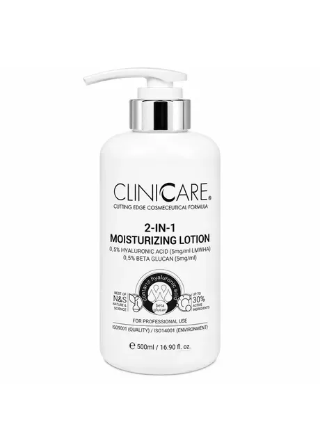 Moisturizing Lotion 2-in-1 — лосьйон: інтенсивне зволоження, 500 мл CLINICCARE (407229949)