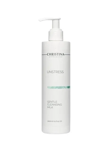 Ніжне очищувальне молочко Unstress Gentle Cleansing Milk 300 мл Christina (387653238)