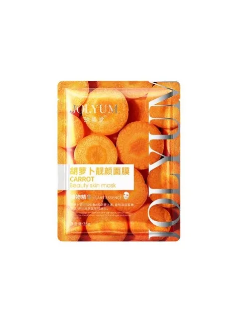 Тканинна маска з екстрактом моркви Carrot Beauty Skin Mask, 25 г Jolyum (323014458)