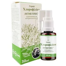 Спрей "Хлорофіліпт Актив плюс" Green Pharm Cosmetic