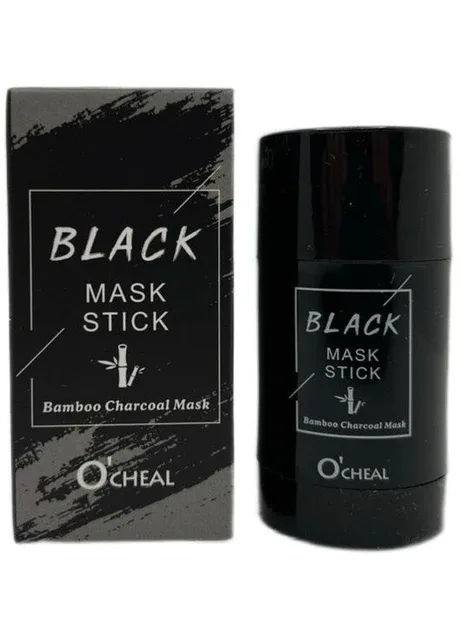 Маска стик для глибокого очищення та звуження пор обличчя O'CHEAL BAMBOO CHARCOAL з органічною глиною 40 г No Brand (308390410)