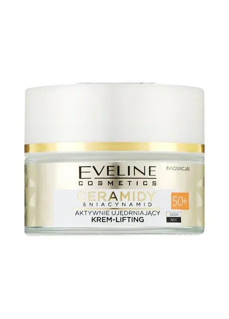 Eveline Cosmetics Крем для обличчя CERAMIDY & NIACYNAMID 50+ ліфтінг, зволожуючий денний і нічний 50 мл 9975 — Крем, Польща (340110415)