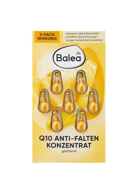 Сироватка Q10 Anti-Falten з коензимом Q10 проти зморшок, 7 шт Balea (368293812)