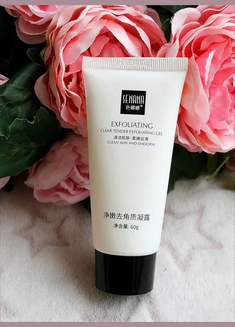 Пілінг - скатка для обличчя exfoliating gel з екстрактом алое 60г. Senana (307929221)