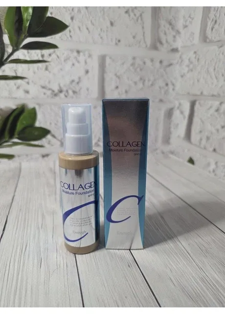 Тональний крем Корея Оригінал Collagen 100мл №21 ENOUGH (347244514)