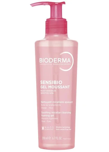 Біодерма Сенсібіо очисний гель для чутливої шкіри Sensibio Gel Moussant 200 мл Bioderma (381033466)