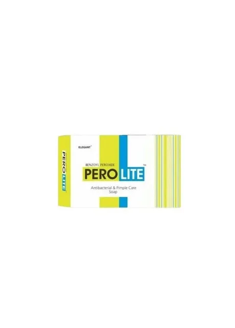 Мило проти акне з бензоїл пероксидом perolite benzoyl peroxide antibacterial & pimple care 1шт Elegant (398636612)