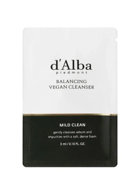 Заспокійливий гель для вмивання Mild Skin Balancing Vegan Cleanser із екстрактом білого трюфеля 3 мл D'ALBA (363030132)