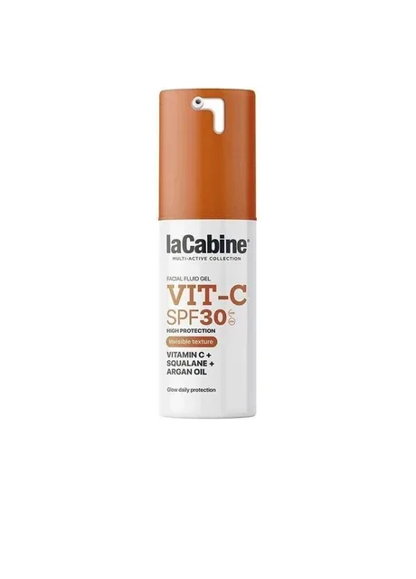 Сонцезахисний гель-флюїд для обличчя з вітаміном С SPF30 GEL VIT-C INVISIBLE SPF30, 30 мл La Cabine (385958853)