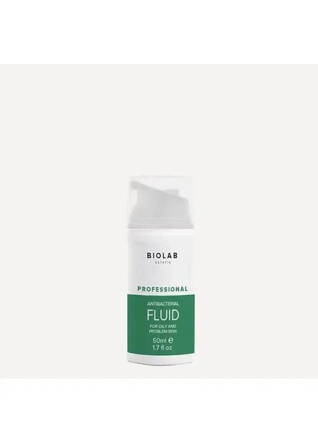 Антибактеріальний флюїд для проблемної шкіри Antibacterial fluid for problem skin, 50 мл Biolab (388118342)
