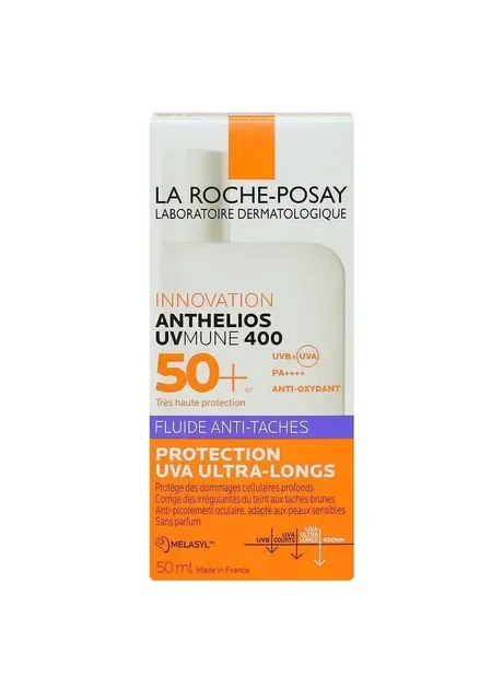 Сонцезахисний флюїд для обличчя La Roche-Posay Anthelios UVMUNE 400 Fluide Anti-taches SPF 50+