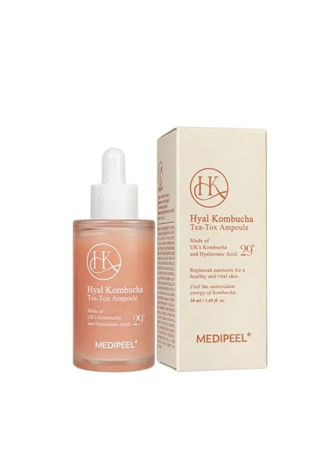 Сироватка для обличчя Hyal Kombucha Tea-Tox Ampoule з комбучею 50 мл Medi-Peel (325880345)