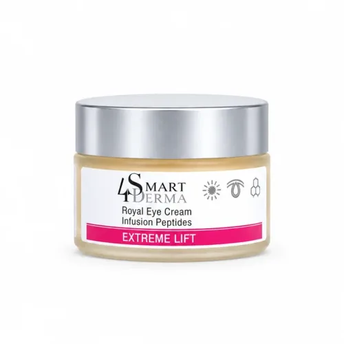 Удосконалюючий пептидний крем для періорбітальної зони - Smart4Derma Royal Eye Cream Infusion Peptides 15ml