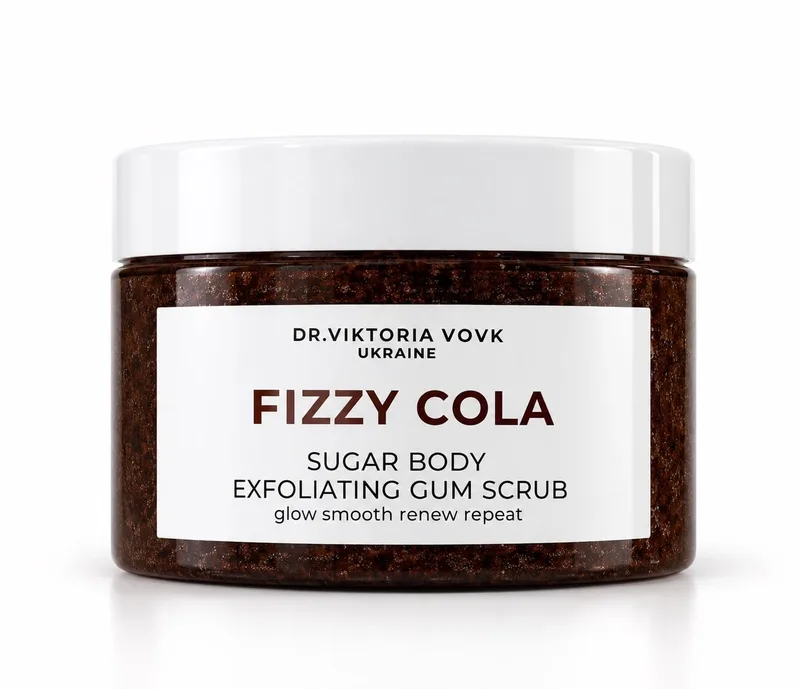 Скраб для тіла парфумований Dr.Viktoria Vovk Fizzy Cola з ароматом коли 250 мл (38809548)