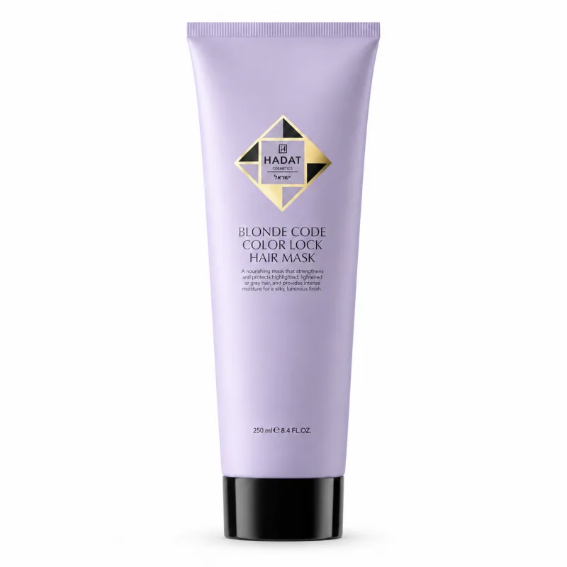 Маска для збереження кольору освітленого волосся Hadat Blonde Code Color Lock Hair Mask 250 мл