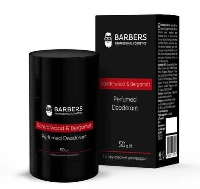 Barbers Парфумований дезодорант для тіла Sandalwood Bergamote