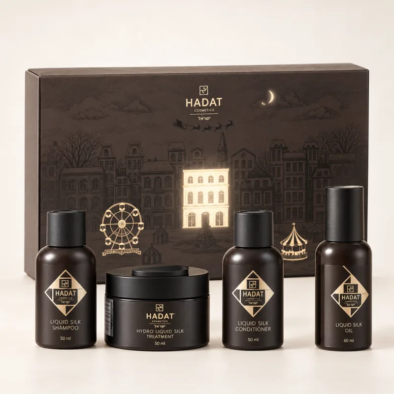 Набір для догляду за волоссям Hadat Cosmetics Hydro Silk Ritual Set (50 мл + 50 мл + 50 мл + 60 мл)