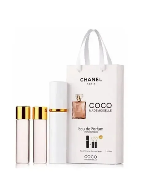 Жіночий східний парфум Chanl Coco Mademoiselle edp 3x15ml - Trio Bag No Brand (379026640)