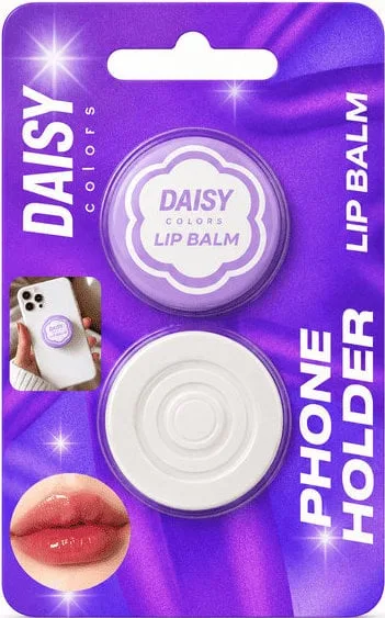 Бальзам для губ Daisy Colors із кріпленням для телефону