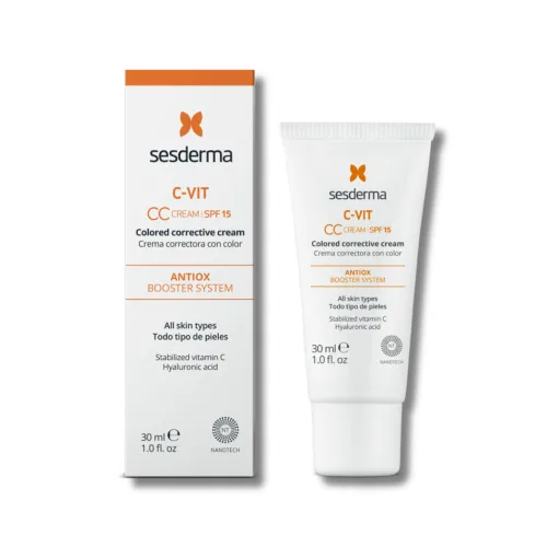 CC-крем для обличчя SPF 15 - Sesderma C-Vit CC Cream SPF 15 250ml