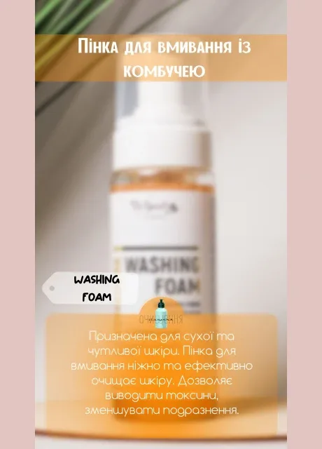 Пінка для вмивання Комбуча 170 мл Top Beauty (269266189)