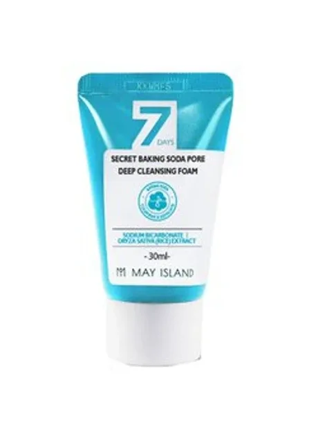 Пінка глибокоочищаюча з содою для обличчя 7Days Secret Baking Soda Pore Deep Cleansing Foam 30ml May Island (298054451)